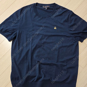 브룩스브라더스 반팔 니트 네이비 XL