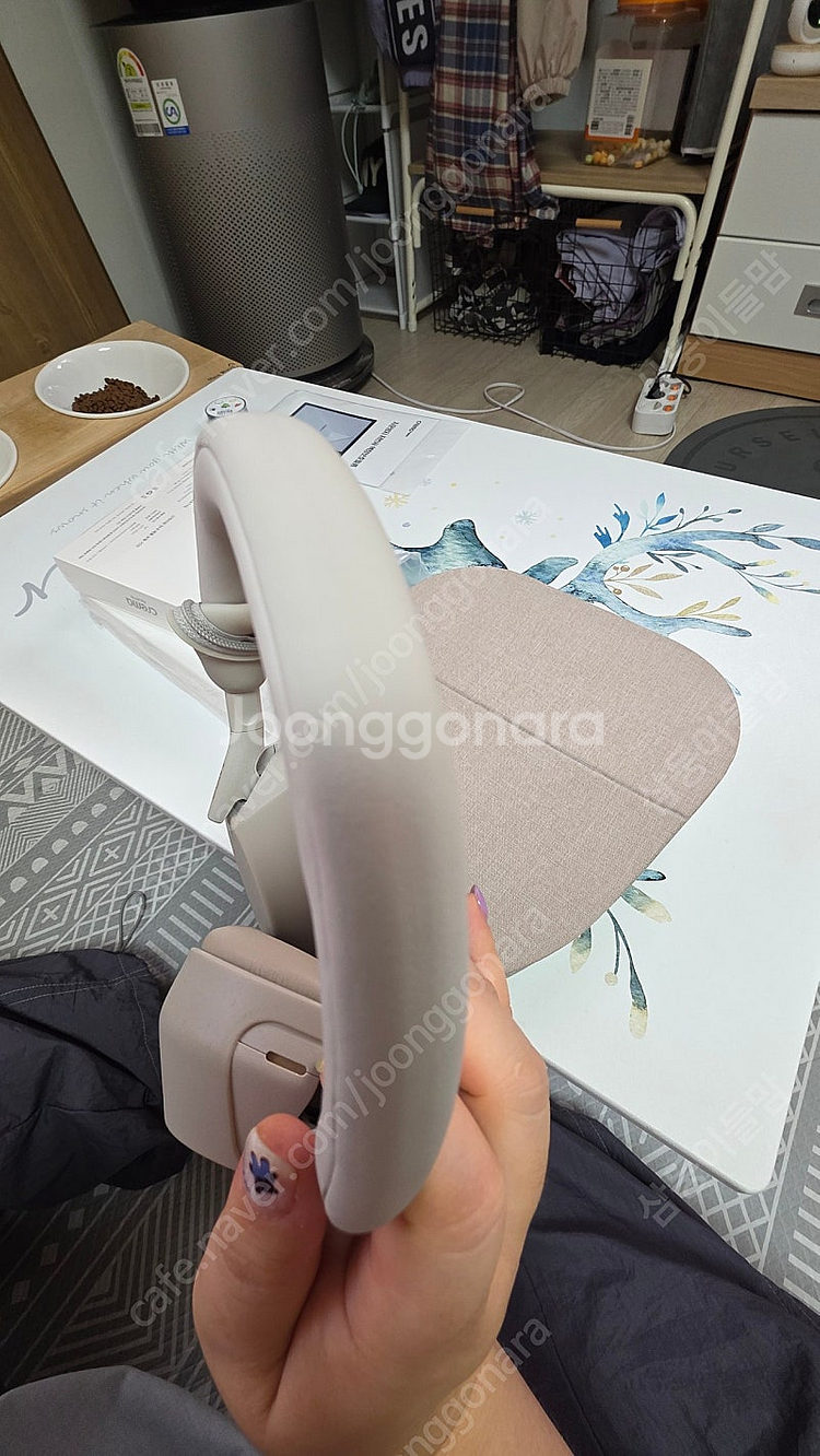 소니 헤드셋 WH-1000XM5 베이지 색상--4
