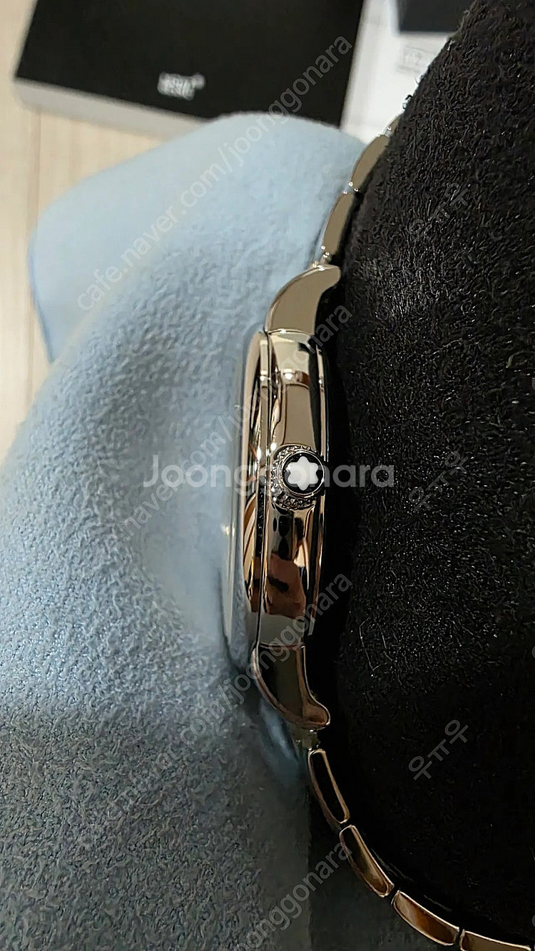 몽블랑 시계 스타레거시 오토매틱 흰판 39mm 새제품급--2