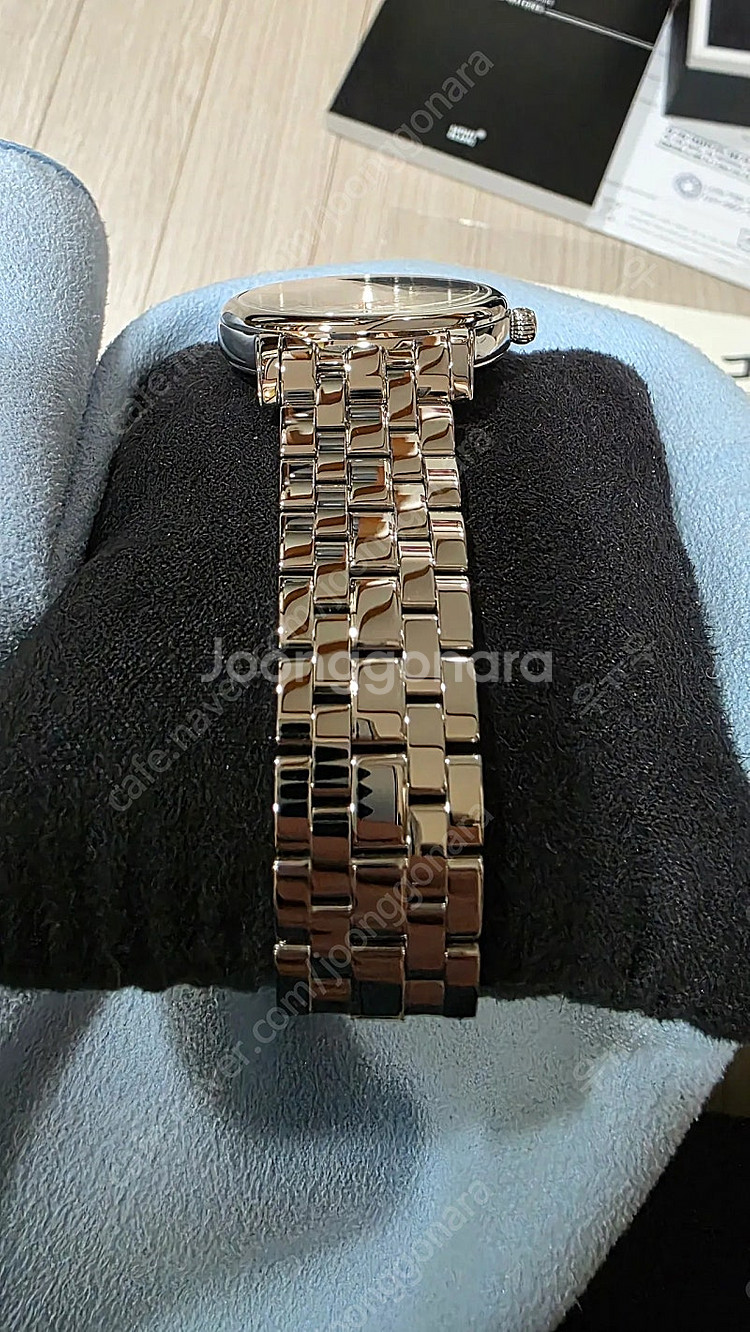 몽블랑 시계 스타레거시 오토매틱 흰판 39mm 새제품급--5