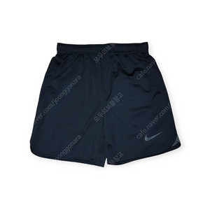 정품 나이키 Dri-FIT 남성 반바지 85 사이즈 / 블랙 바디 + 그레이 메쉬 디테일