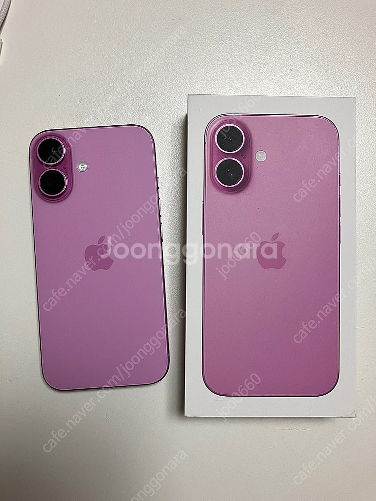 아이폰16 핑크 256GB(25년1월구매)--0