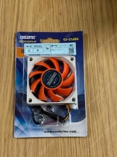 쿨러텍 70mm 시스템 쿨러 케이스 팬 미개봉 새상품--0