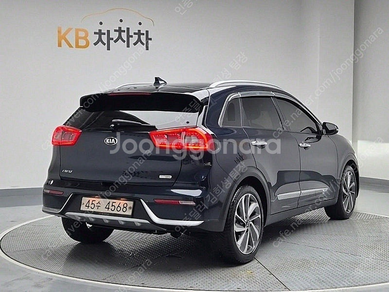 기아 니로 중고 니로 하이브리드 중고차 파란색 2018...--4