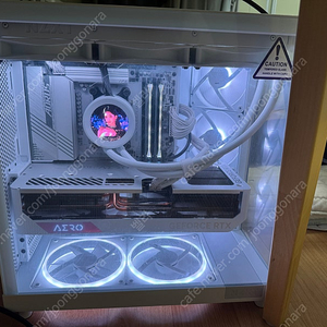 라이젠 7800x3d,rtx 4080 슈퍼 , nzxt 케이스 및 수냉쿨러 고사양 pc 팝니다!