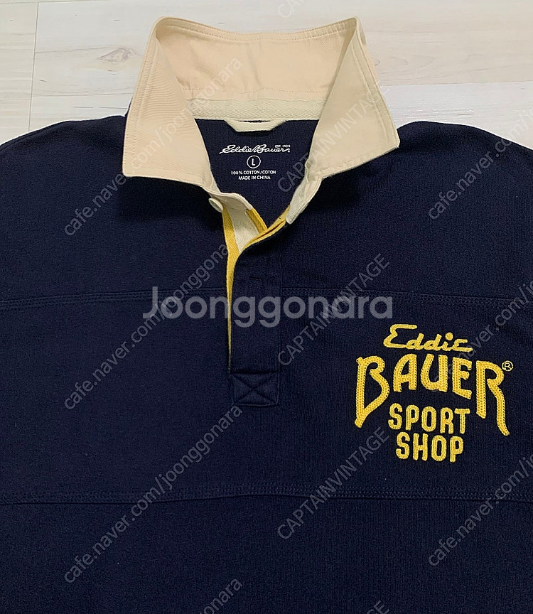 에디바우어 Eddie bauer 럭비 피케 티셔츠--3