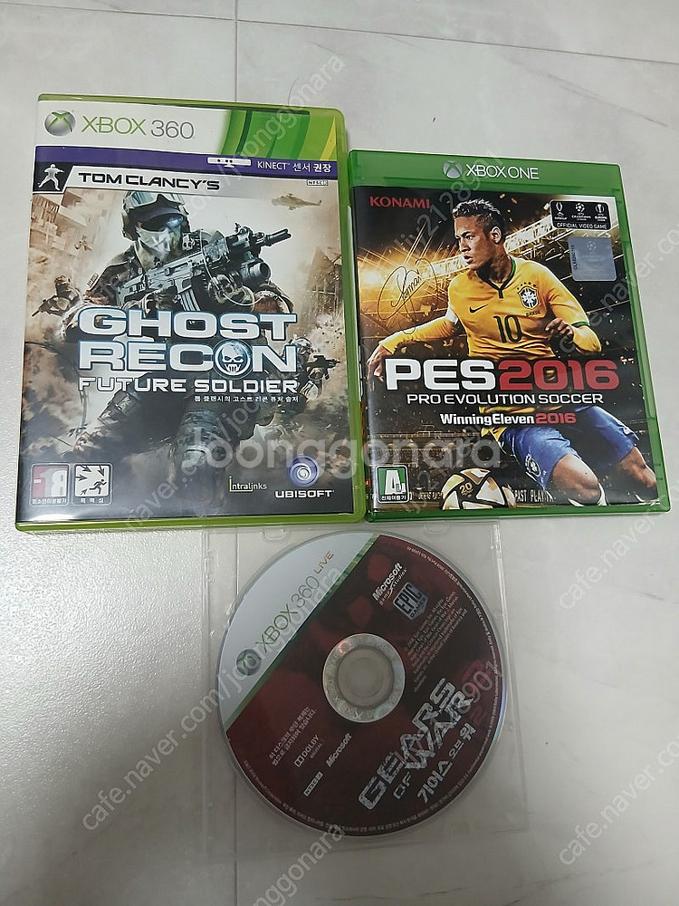 Xbox One S 게임3개/컨트롤러2개/미사용 리모컨--1