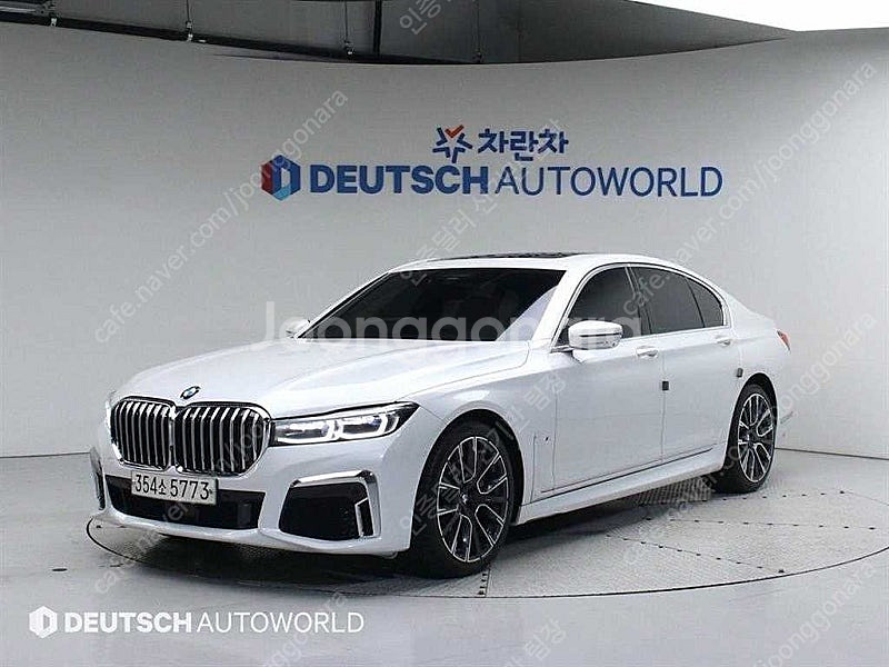 흰색 BMW 7시리즈 중고 2020년식 740I M 스...--0