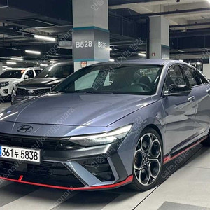 파란색 2024년형 아반떼 중고 더 뉴 아반떼 CN7 2.0 N 중고차거래카페 4,086 km