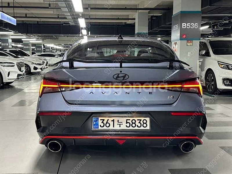 파란색 2024년형 아반떼 중고 더 뉴 아반떼 CN7 ...--8