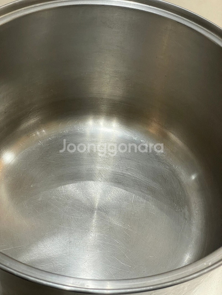 스테인레스 곰탕 냄비 지름 약 32.5cm 깊이 약 2...--1