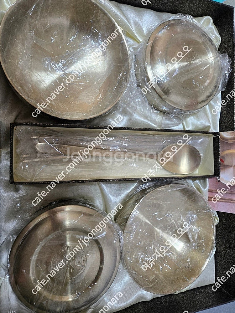 지뮤지엄숍 1인옥식기세트 ,안성도자기 장수 티타늄 2인...--4