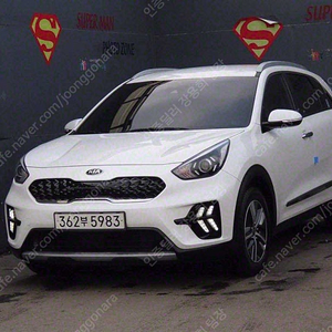기아 니로 중고 니로 더 뉴 니로 중고차 흰색 2021년식 12,476km 1.6 HEV 프레스티지 중고차카페