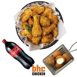 bhc 뿌링클 콜라 치즈볼