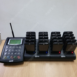 시스콜 카페진동벨 gp-200r 20구 세트 팝니다