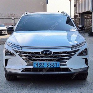 현대 넥쏘 중고차 흰색 2020년식 43,695km 프리미엄 중고자동차
