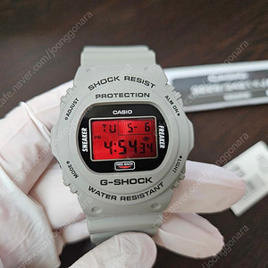 지샥 G-shock DW-5700SF 레드 샤이닝