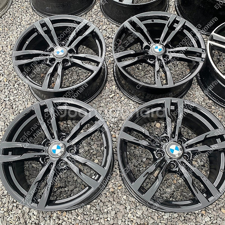 (판매)18인치 BMW 441M 유광블랙 순정휠타이어 ...--0