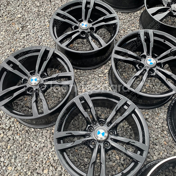 (판매)18인치 BMW 441M 유광블랙 순정휠타이어 ...--1
