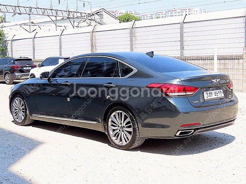 제네시스 G80 중고 제네시스 중고 가격 갈색 2018...--4