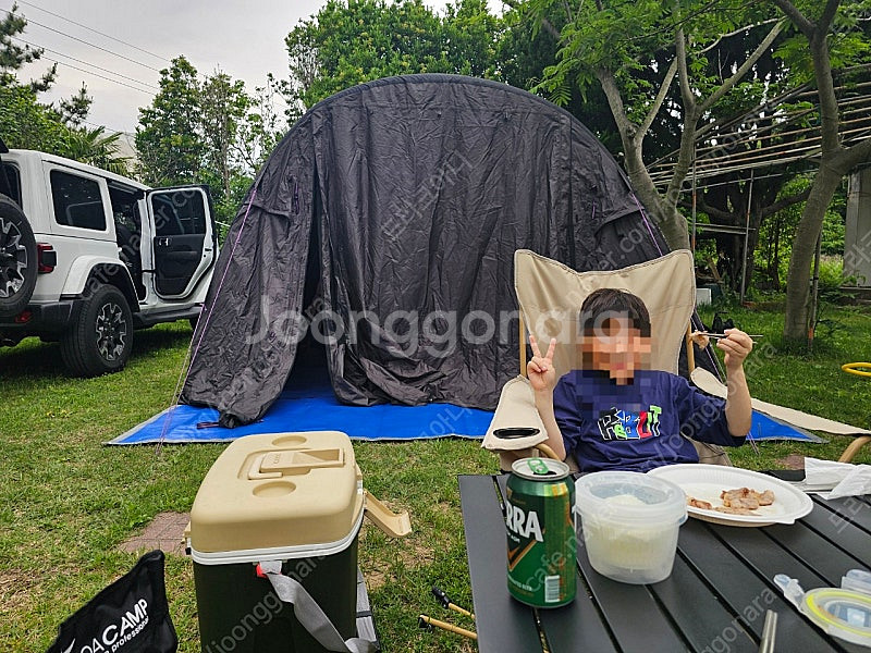 노스피크 에어텐트 a6 rs 그레이 팝니다--3