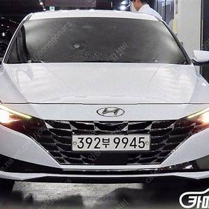 [현대]아반떼 (CN7) 1.6 모던 (5인승)2021 년식 흰색 하자없는 중고차