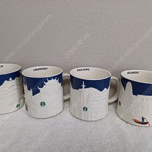 스타벅스 중국 네이비 릴리프머그 473ml 스타벅스 중국 시안(서안) 청두 난징 쑤저우(소주) 네이비 릴리프머그