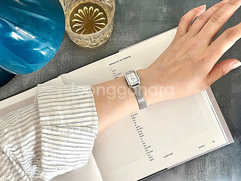 OMEGA 오메가 드빌 에메랄드 컷 수동 시계--8