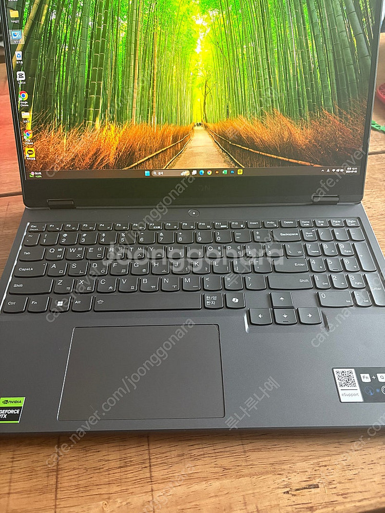 레노버 노트북 리전 15irx9 i7 4060 24GB...--1