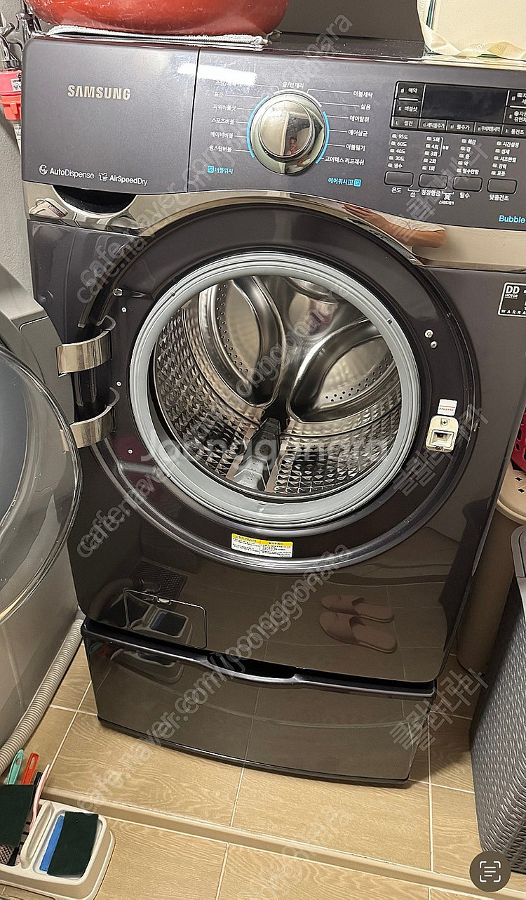 드럼세탁기 삼성버블샷 17kg 하부장포함--0