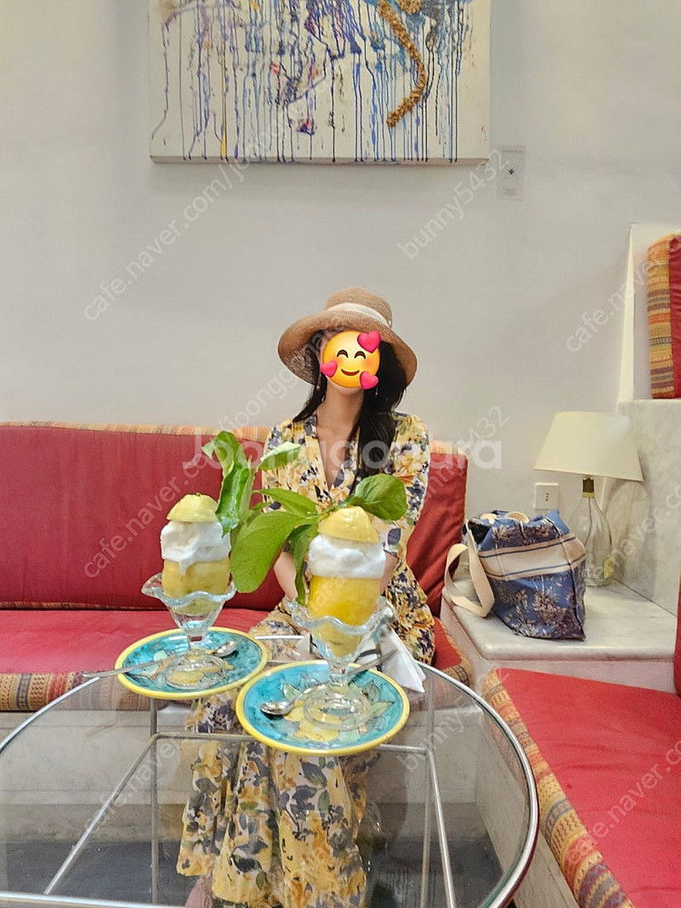 아리마 레몬 맥시원피스/휴양지룩--2