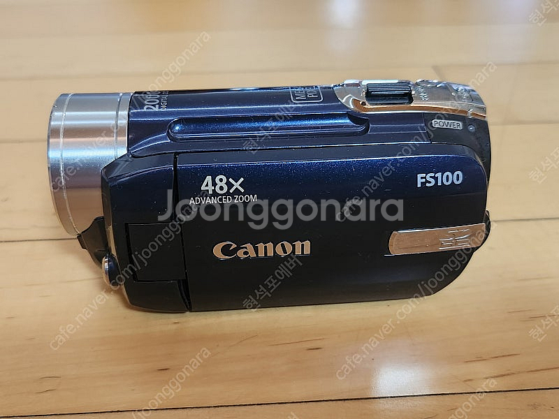 캐논 Canon FS100 블루 모델 디지털 캠코더 카...--2