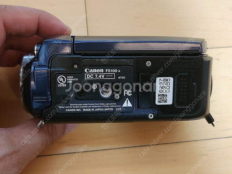 캐논 Canon FS100 블루 모델 디지털 캠코더 카...--8