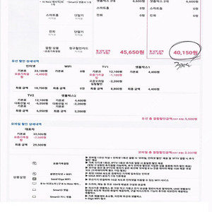 SK인터넷 브로드밴드 인터넷+TV 2대 1년약정 양도 승계
