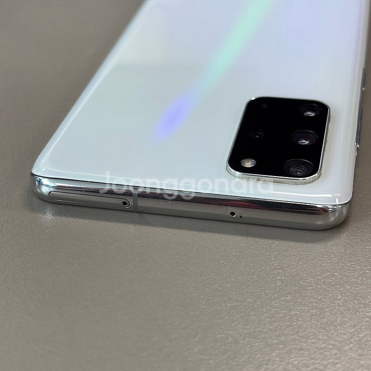 갤럭시S20플러스 화이트색상 256용량 무잔상 가성비 꿀매물 서브용 배달용 게임용 추천 11만 판매합니다--6