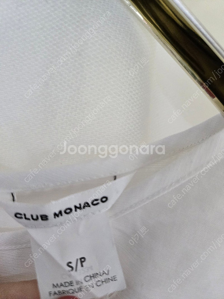 클럽모나코 블라우스 ㅡ 블랙. 화이트--9