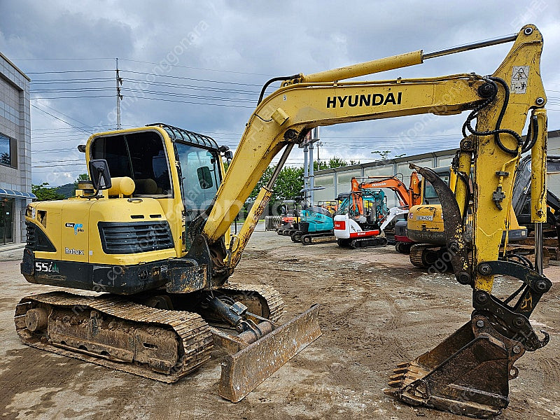 현대 R55i산 2011년식 딱따구리집게 회전라인 02...--1