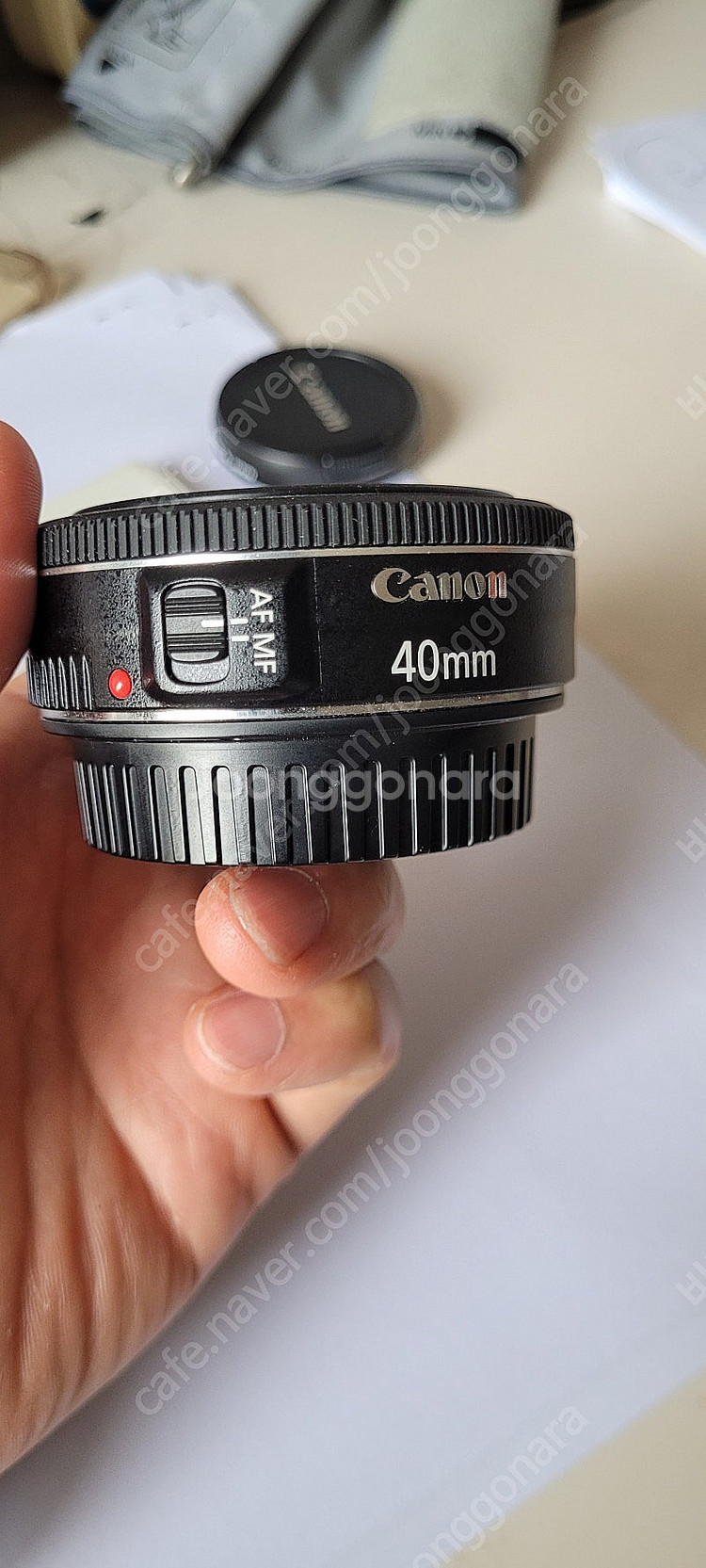 캐논 EF 40M F2.8 STM 팝니다. 박스구성 외...--5