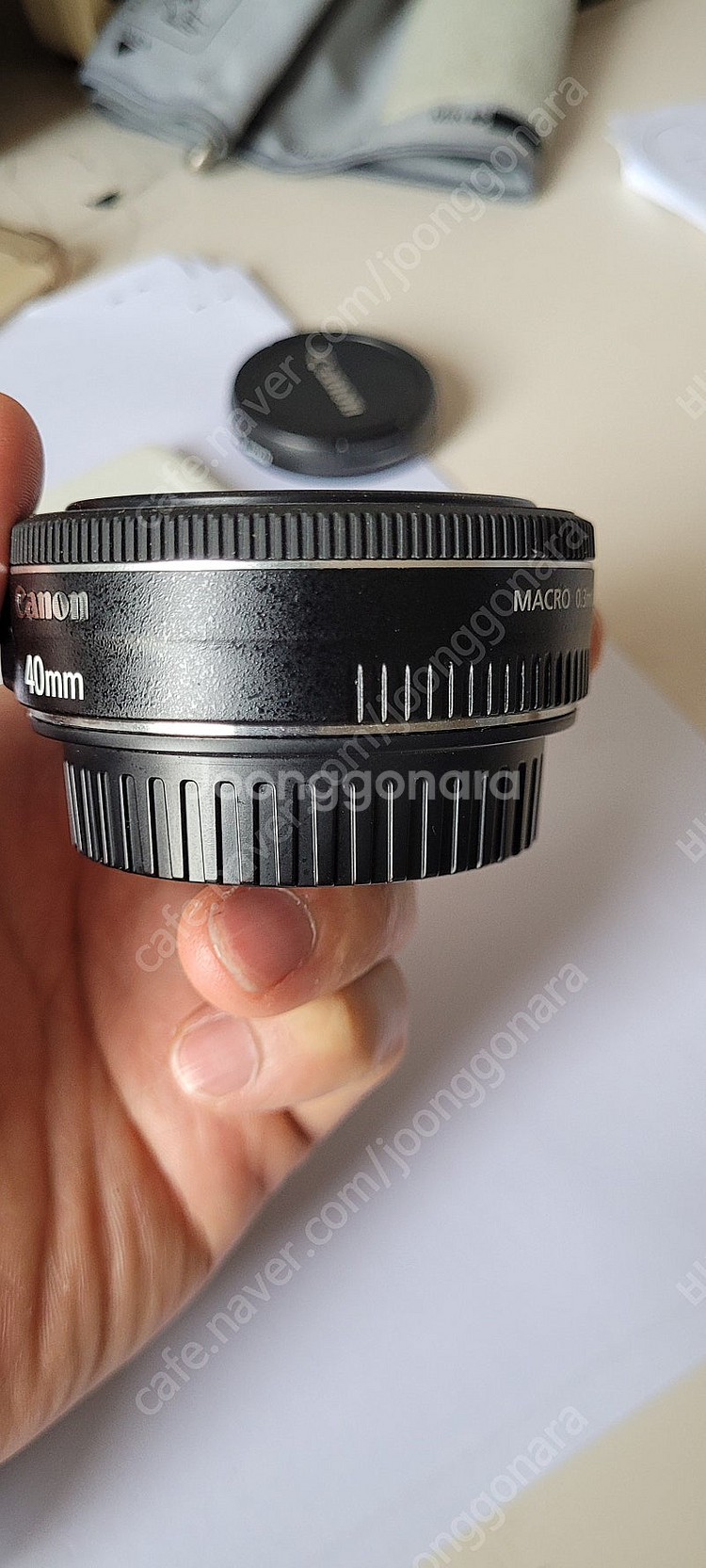 캐논 EF 40M F2.8 STM 팝니다. 박스구성 외...--6