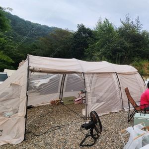 아이더 퀀텀 터널형 텐트 + 맞춤 러그