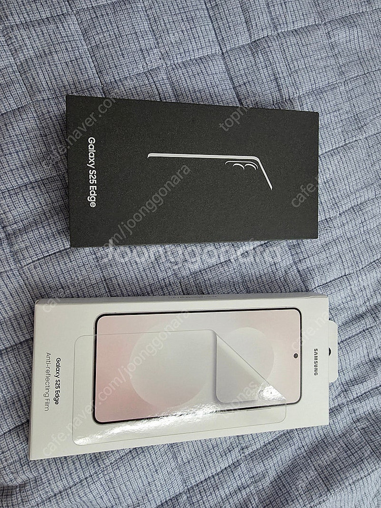 갤럭시 s25 엣지 512gb 자급제 아이스블루 팝니다--0