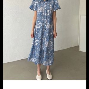 찰랑 시원 오블리크 명품스탈원피스