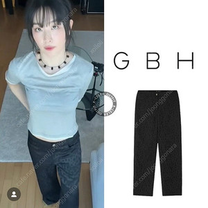 GBH Apparel 쟈카드팬츠 블랙s 새상품