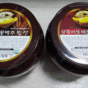 상황버섯 태양초 고추장 콩메주 된장 세트