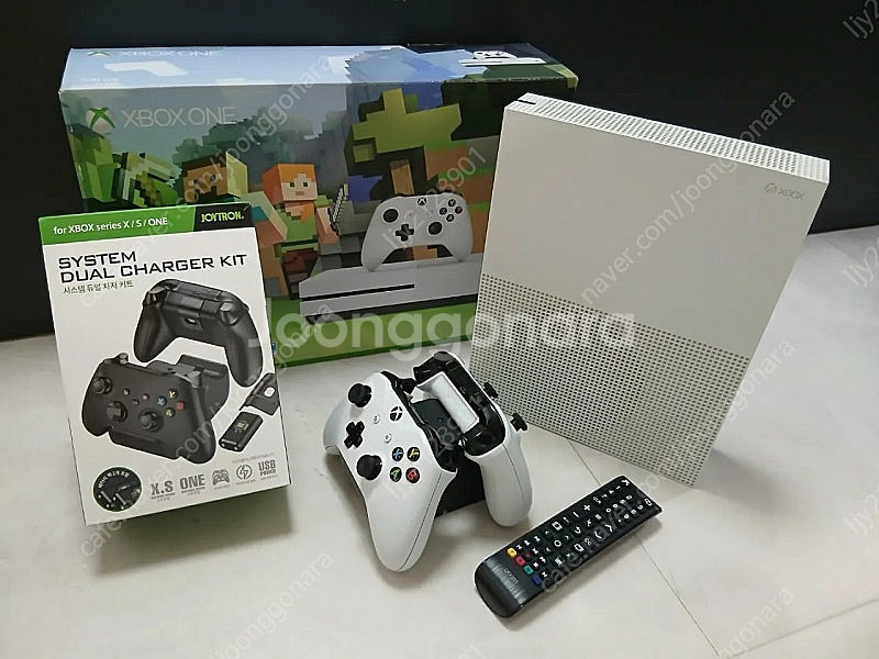 Xbox One S 1TB 게임3/컨트롤러2/배터리팩/...--0