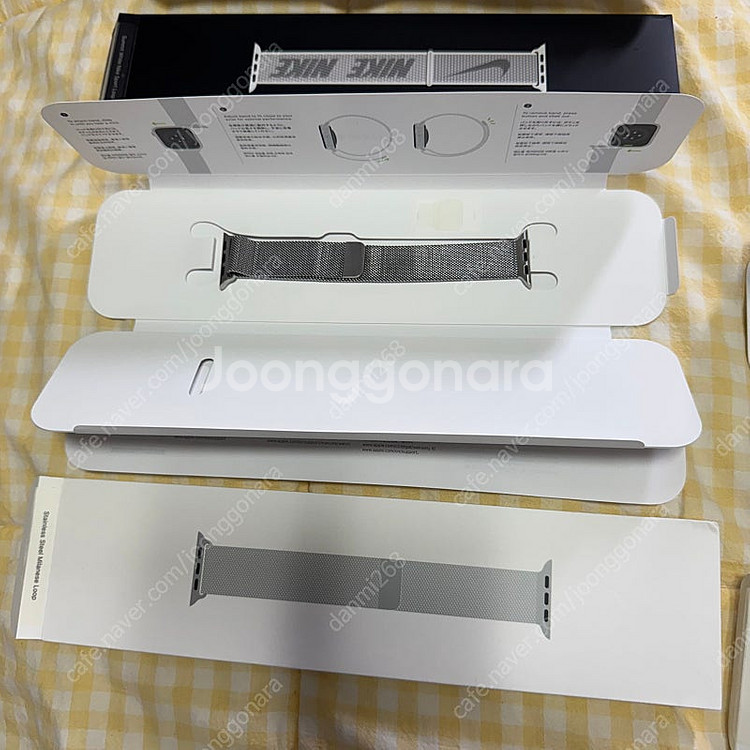 애플워치 se 40mm 실버(정품 스트랩 5개 포함 /...--4