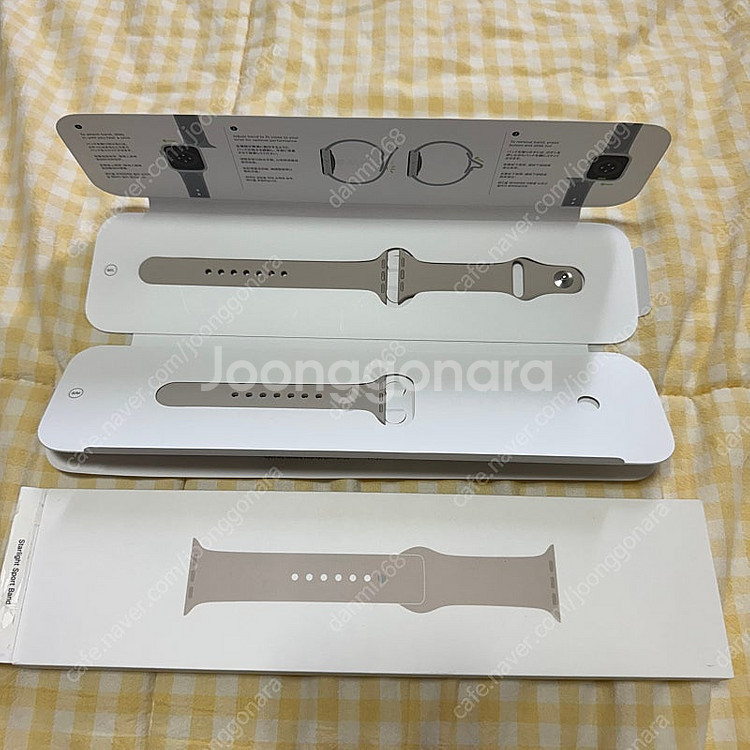애플워치 se 40mm 실버(정품 스트랩 5개 포함 /...--7
