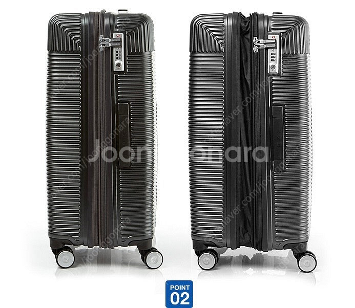 (새제품) 쌤소나이트 REXA 캐리어 20인치+25인치--1