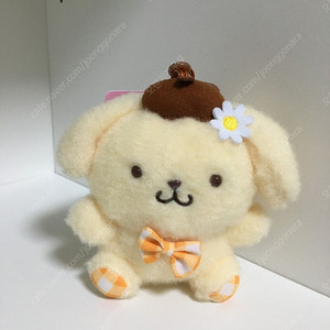 폼폼푸린 플라워 체크 키링