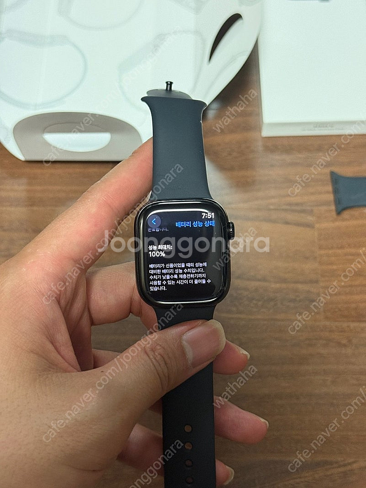 애플워치 10 GPS 제트블랙--3